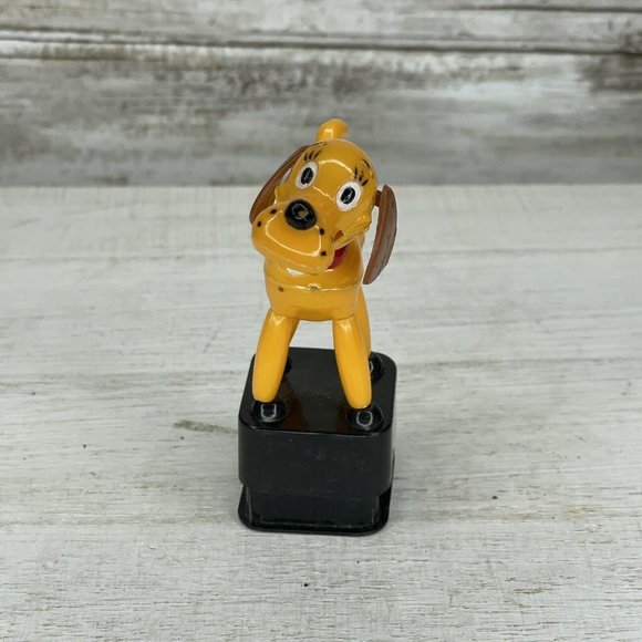 Vintage Push Puppet Collapsing Dog - NO BONE No. 966701 by British Design 4” - Picture 2 of 8